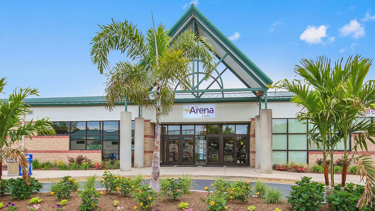 The Arena Club building entrance